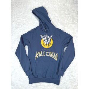 Kill Crew‎ Enjoy the Journey Porrada Navy Blue Hoodie Sweatshirt Size Small